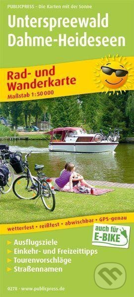 Kniha: Unterspreewald-Dahme-Heideseen 1:50 000 / cyklistická a turistická mapa (freytag&berndt)