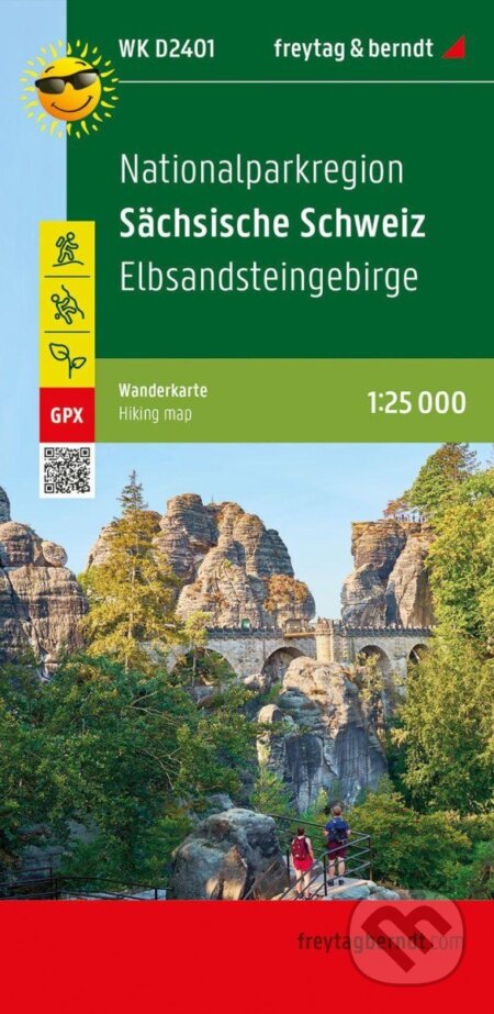 Kniha: Národní park Saské Švýcarsko 1:25 000 / turistická a cykloturistická mapa (freytag&berndt)