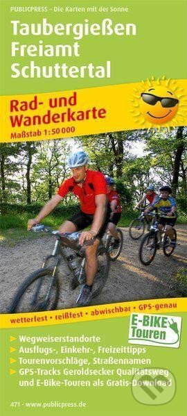 Kniha: Tauberguss-Freiamt-Schuttertal 1:50 000 / cyklistická a turistická mapa (freytag&berndt)