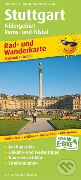 Kniha: Stuttgart, Fildergebiet-Remsstal a Filstal 1:50 000 / cyklistická a turistická mapa (freytag&berndt)
