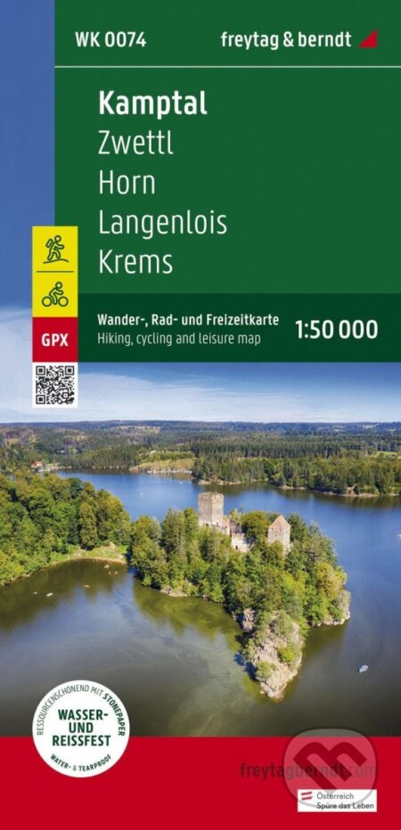 Kniha: Kamptal 1:50 000 / turistická a cykloturistická mapa (freytag&berndt)