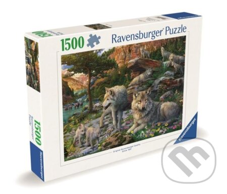 RAVENSBURGER Vlci na jaře 1500 dílků