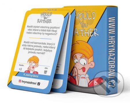 Would you Rather: TO nebo TO - Karetní párty hra - David Batelka - hra z kategorie Party hry