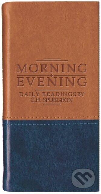 Kniha: Morning and Evening – Matt Tan/Blue (C. H. Spurgeon)