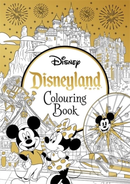 Kniha Disneyland Parks Colouring Book