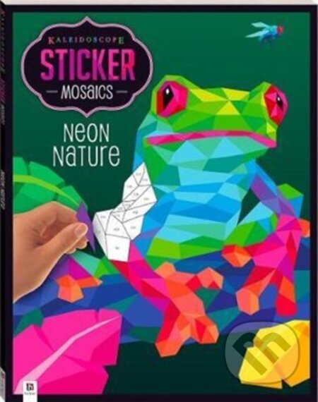 Kniha: Kaleidoscope Sticker Mosaics: Neon Nature (Hinkler Pty Ltd)