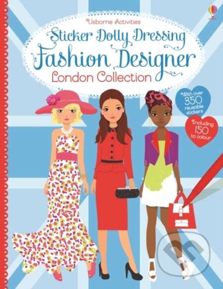 Kniha Sticker Dolly Dressing Fashion Designer London Collection