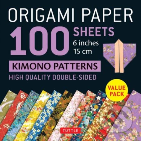 Kniha Origami Paper 100 sheets Kimono Patterns 6" (15 cm)
