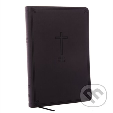 Kniha: NKJV, Value Thinline Bible, Large Print, Charcoal Leathersoft, Red Letter, Comfort Print (Thomas Nelson)