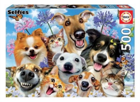 Puzzle: Educa Borras - Fun in the Sun Selfie 500 piece Jigsaw Puzzle (). , 2020