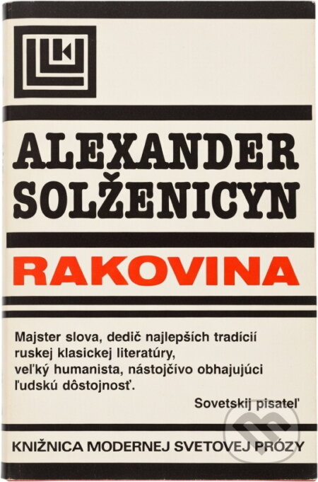 Kniha: Rakovina (Alexander Solženicyn). Tatran, 1991
