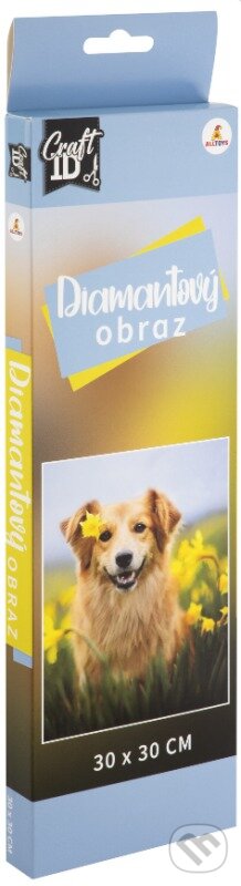 Diamantové malování - Pes 30 x 30 cm