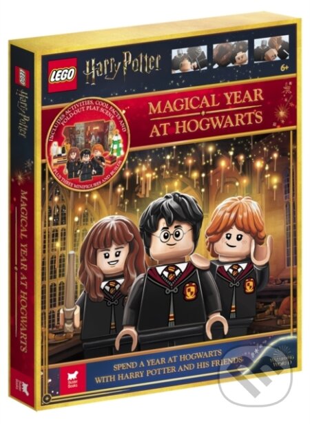 Kniha: LEGO® Harry Potter™: Magical Year at Hogwarts (with 70 LEGO bricks, 3 minifigures, fold-out play scene and fun fact book) (Buster Books a LEGO®)