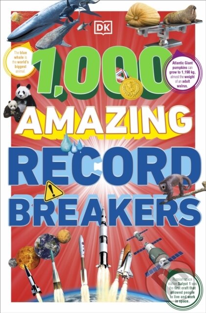 1,000 Amazing Record Breakers - Dk - kniha z kategorie Pro děti