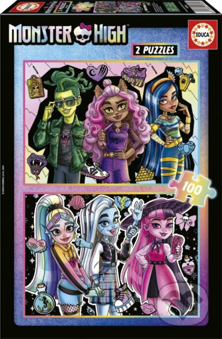 Monster High - puzzle z kategorie 60 - 300 dílků