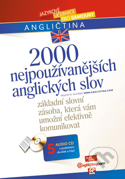 2000 nejpoužívanějších anglických slov + 5 audio CD, CPRESS, 2005