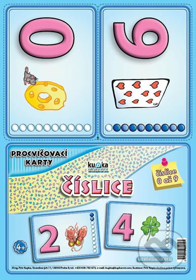Procvičovací karty - číslice - Petr Kupka - kniha z kategorie Jazyková antropologie
