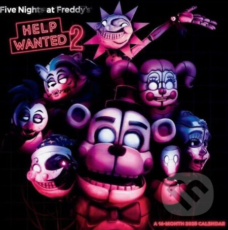 Oficiálny nástenný kalendár 2025 Five Nights At Freddy's s plagátom (). , 2024