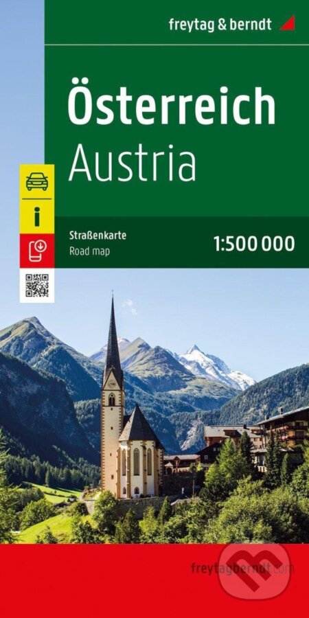 Kniha: Rakousko 1:500 000 / cestovní mapa (freytag&berndt)
