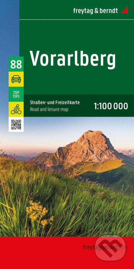 Kniha: Vorarlbersko 1:100 000 / automapa + mapa volného času (freytag&berndt)