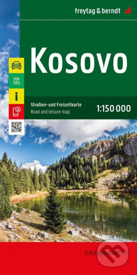 Kniha: Kosovo 1:150 000 / automapa + rekreační mapa (freytag&berndt)