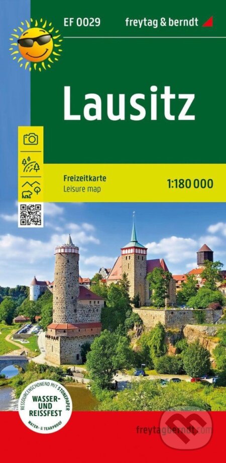 Kniha: Lausitz 1:180 000 / volnočasová mapa (freytag&berndt)