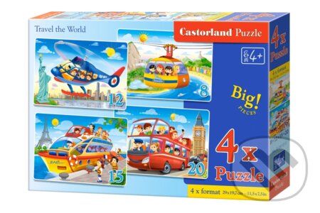 Puzzle: Precestovať svet (Castorland)