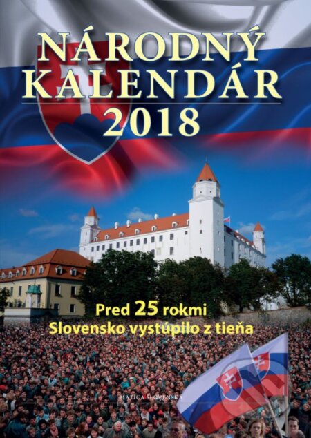 Národný kalendár 2018, Matica slovenská, 2017