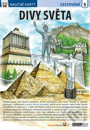 Naučné karty: Divy světa - kniha z kategorie Mapy a cestování