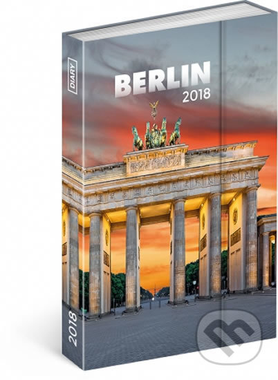Diář 2018 - Berlín, týdenní magnetický, Presco Group, 2017