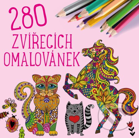 280 zvířecích omalovánek (BOX) - Yulia Mamonova, Edika, 2017