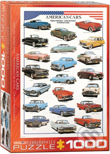 Americká auta 50. let, EuroGraphics, 2017