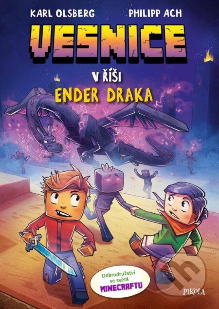Minecraft: Vesnice 4 (V říši Ender draka) - Karl Olsberg, Philipp Ach (ilustrátor) - kniha z kategorie Komiksy