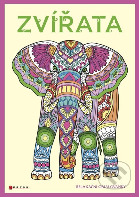 Zvířata: relaxační omalovánky - Zuzana Neubauerová - kniha z kategorie Pro dospělé