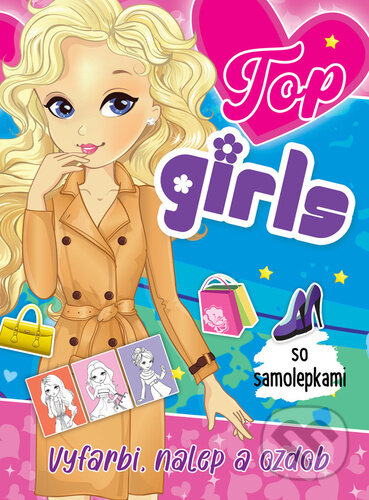TOP girls (so samolepkami)
