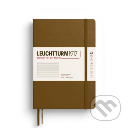 Leuchtturm1917 Zápisník Spice Brown Medium A5 linkovaný