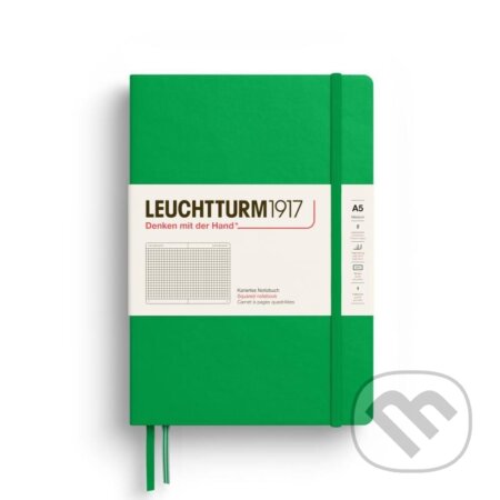 Leuchtturm1917 Zápisník Spring Leaf Medium A5 čtverečkovaný