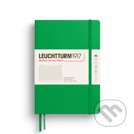 Leuchtturm1917 Zápisník Spring Leaf Medium A5 linkovaný