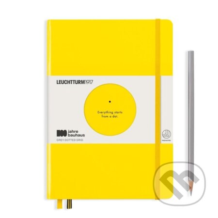 Zápisník Lemon A5 Medium Bauhaus Edition tečkovaný
