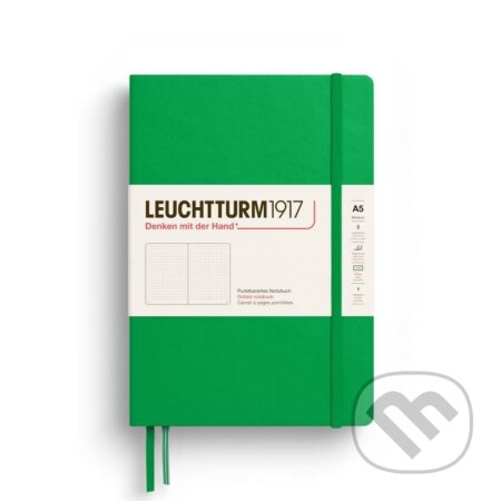 Leuchtturm1917 Zápisník Spring Leaf Medium A5 tečkovaný