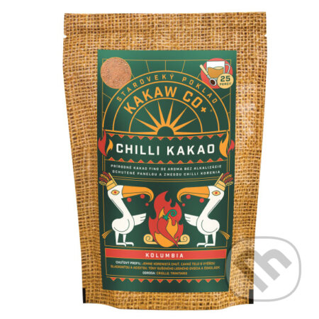 Kávy a čaje: Chilli kakao (Kakaw Co+). Kakaw Co+, 2025