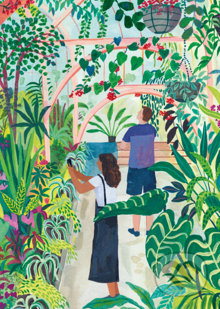 Botanická záhrada - Miranda Sofroniou - puzzle z kategorie Maxi dílky