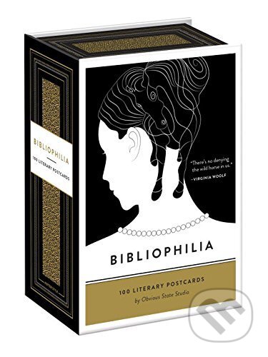 Kniha Bibliophilia: 100 Literary Postcards