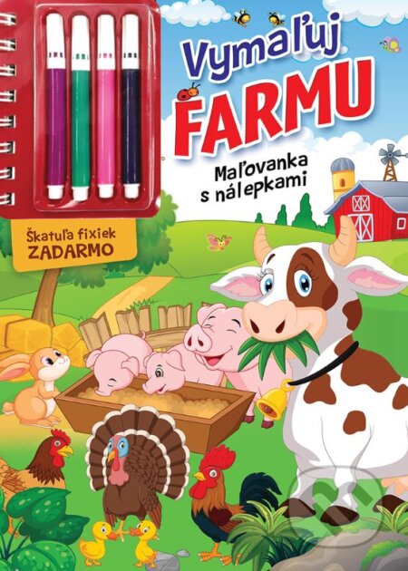 Kniha: Vymaľuj farmu (Foni book)