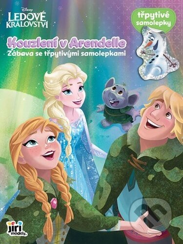 Zábava se třpytivými samolepkami Ledové království