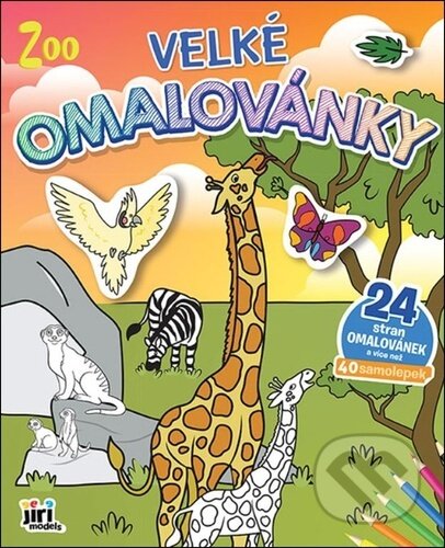 Kniha: Velké omalovánky Zoo (Jiří Models)