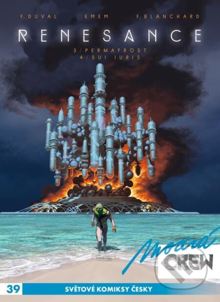 Modrá CREW 39 - Renesance 3 a 4 - Fred Duval - kniha z kategorie Komiksy