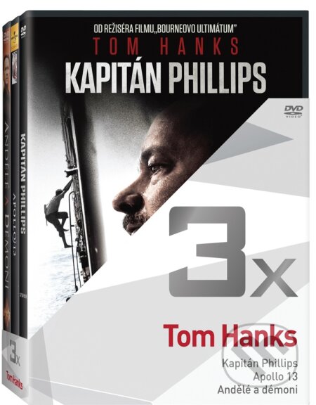 Tom Hanks (Kolekce 3 DVD) - Paul Greengrass, Ron Howard, François Orenn, Bonton Film, 2016