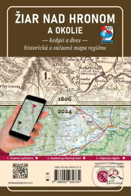 Žiar nad Hronom a okolie (Kedysi a dnes) - kniha z kategorie Mapy Evropy