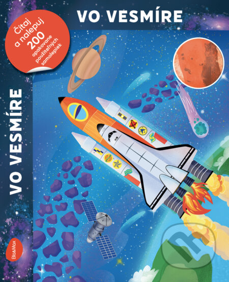 Čítaj a nalepuj: Vo vesmíre (kniha se samolepkami) - kniha z kategorie Naučné knihy